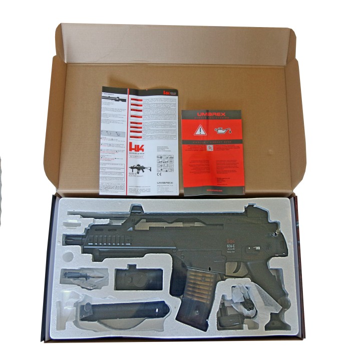 Heckler & Koch, G36 C Softair Gewehr, elektrisch, < 0,5 Joule, schwarz